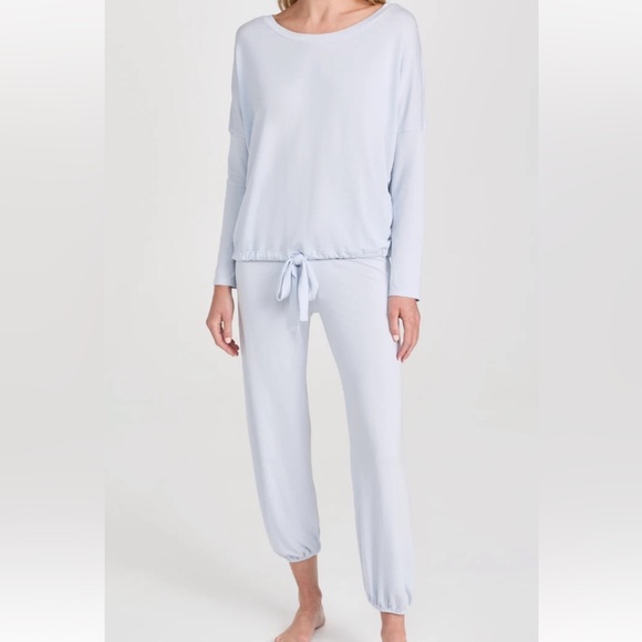 Eberjey Ice Blue Pajama Gisele The Slouchy Set - Picture 1 of 10